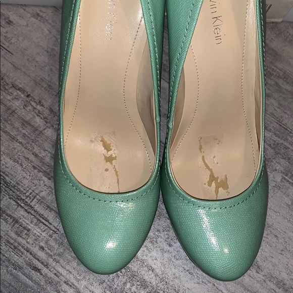 Calvin Klein teal pumps - Picture 5 of 5